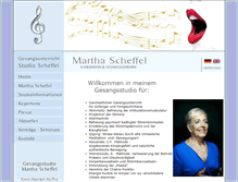 Tablet Screenshot of marthascheffel.de